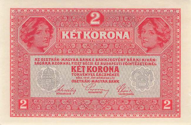 2 Kronen p.50 1917